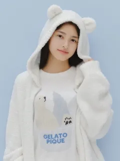 gelato pique/しろくまなりきりパーカ/パーカー