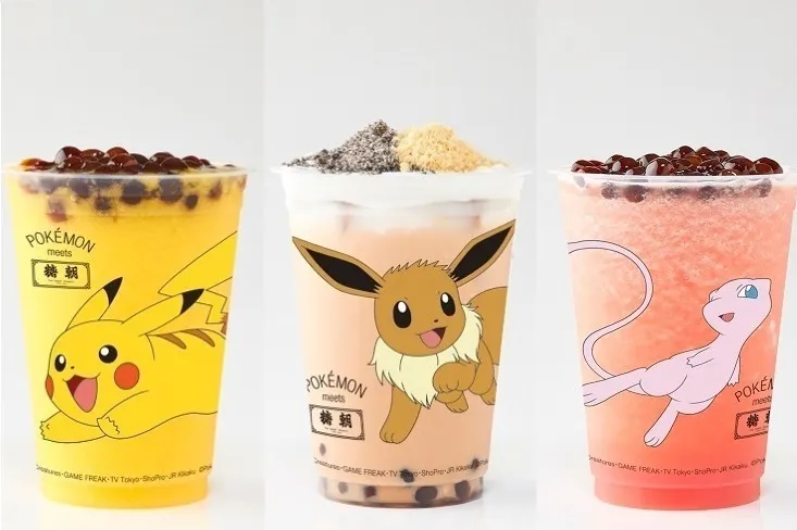 ピカチュウやイーブイの“ポケモン”タピオカドリンク、香港発スイーツブランド「糖朝」より夏季限定で - ファッションプレス