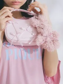 gelato pique/【USAGI ONLINE限定】リボンハンドルポーチ/ポーチ