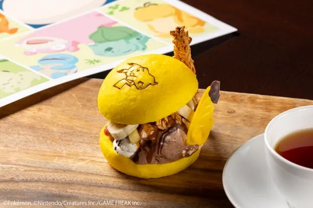 ポケモンスリープ ピカチュウ デザートバーガーセット