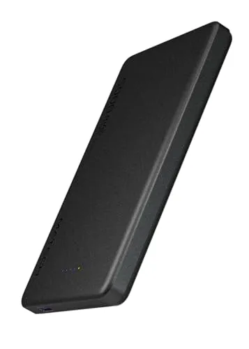 MATECH MagOn 5000 (マグネット式ワイヤレス充電対応 5000mAh 8.6mm モバイルバッテリー)【マグネット式/ワイヤレス出力 (7.5W/10W/15W) / USB-Cポート入出力/PSE技術基準適合】 iPhone 15 / 14 / 13 シリーズ (ブラック)