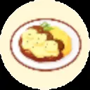 満腹チーズバーグカレー