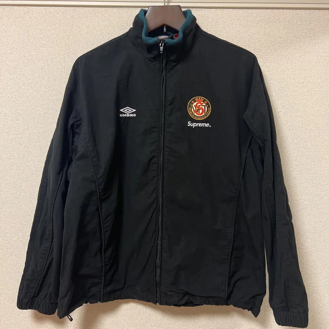 ブレンディーsupreme×umbroトラックジャケット ブラック