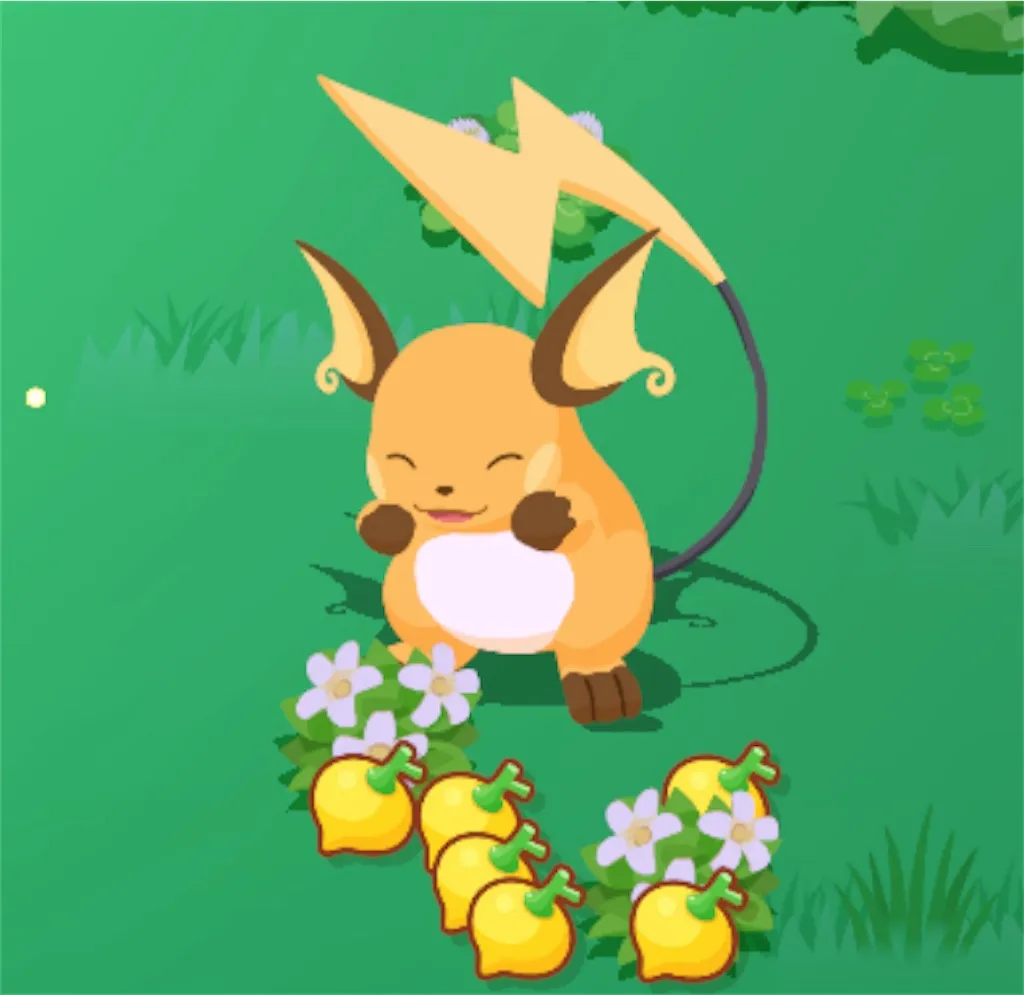 きのみSライチュウがとても強い(ポケモンスリープ) - teke teke my life ゲーム分室