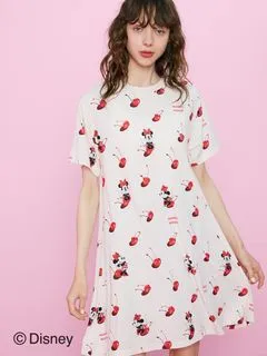 gelato pique/【販路限定商品】 Minnie/プリントワンピース/ワンピース