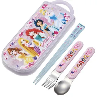 ディズニー\u3000プリンセス\u3000箸、スプーン、フォークのトリオセット\u3000カトラリーセット