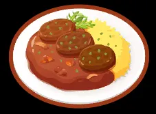 マメバーグカレー
