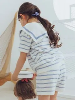 gelato pique Kids＆Baby/【KIDS】スムーズィーボーダーショートパンツ/ショートパンツ