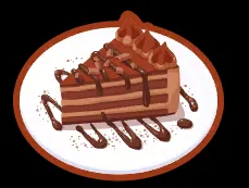 あまいかおりのチョコケーキ