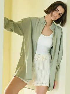 gelato pique/リゾート布帛シャツ/シャツ