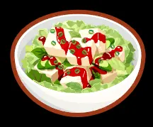 ねっぷうとうふサラダ