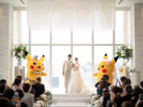 ピカチュウが結婚式に!? 参加者にも好評♡ポケモンブライダル